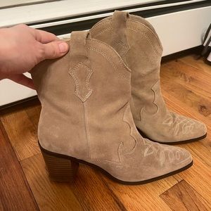 Zara cowboy shoes, size 7 or 37.